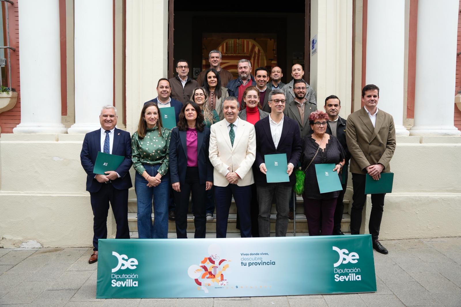 La Diputación inyecta 20 millones de euros en los municipios de la provincia con el programa Más Sevilla Turístico 2026-2027