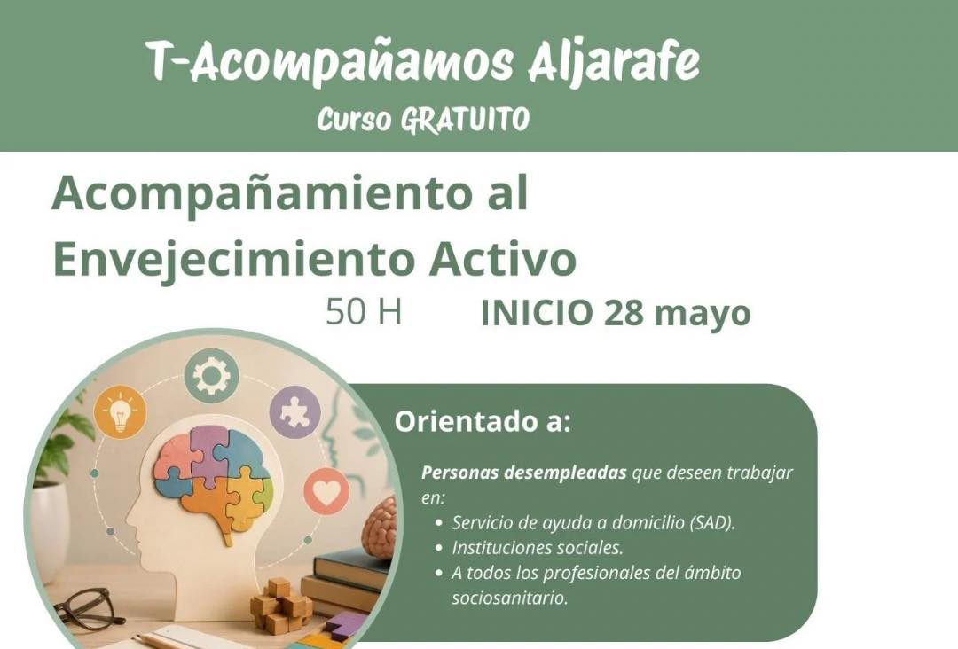CURSO GRATUITO: “ACOMPAÑAMIENTO AL ENVEJECIMIENTO ACTIVO”