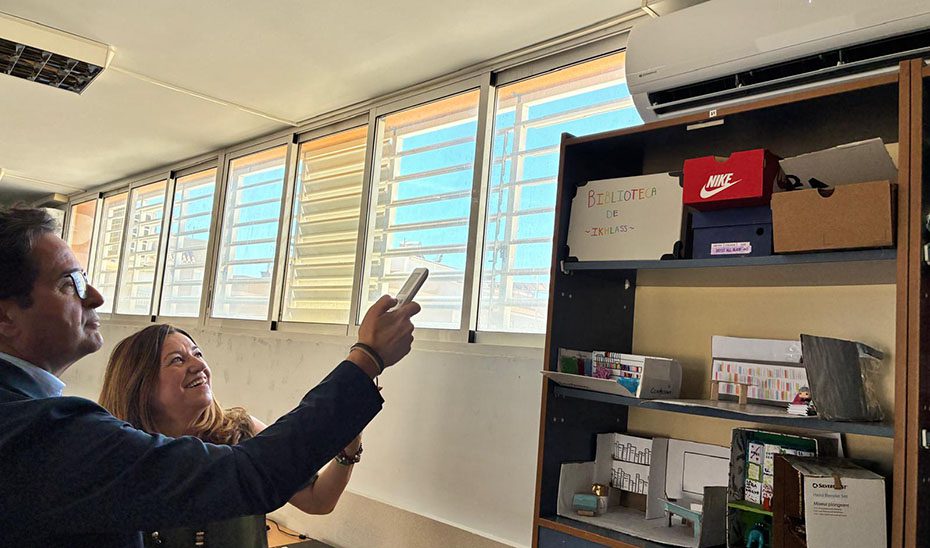 Más de 2.300 elementos de climatización instalados en centros educativos de Almería