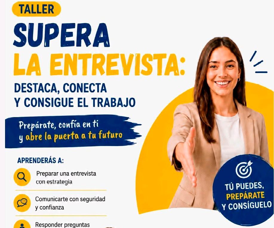 Taller práctico para afrontar entrevistas de trabajo con mayor seguridad