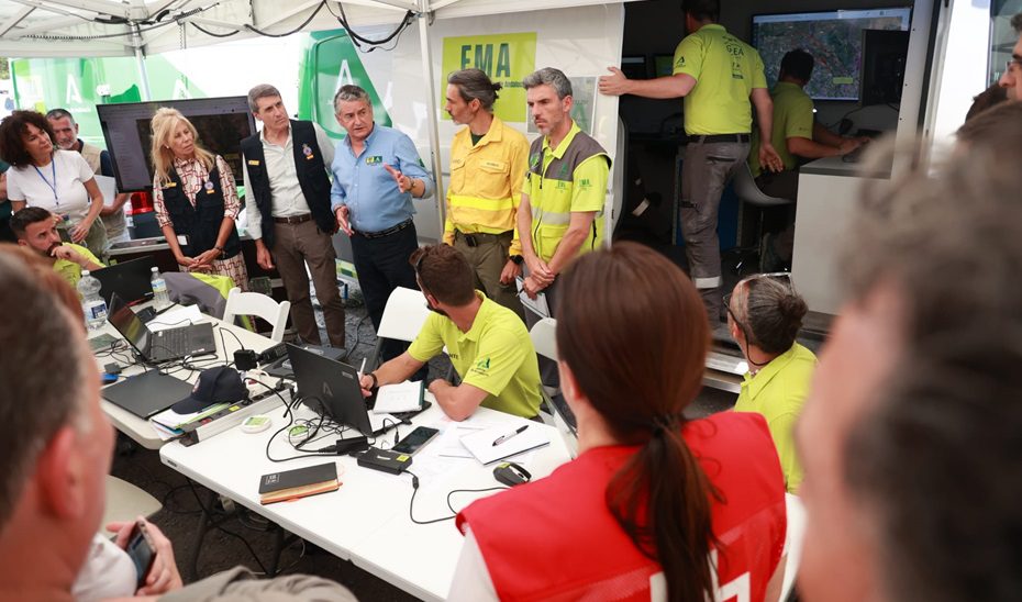 Antonio Sanz destaca el cumplimiento de las previsiones sobre el incendio