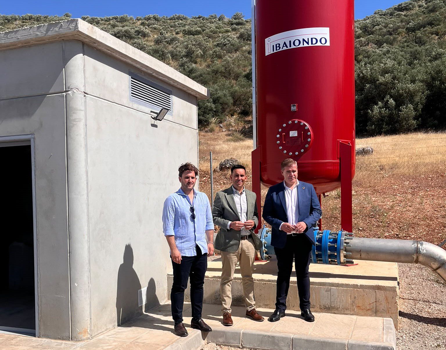 Entra en funcionamiento la nueva captación que permitirá reforzar el suministro de agua potable en la Sierra Sur