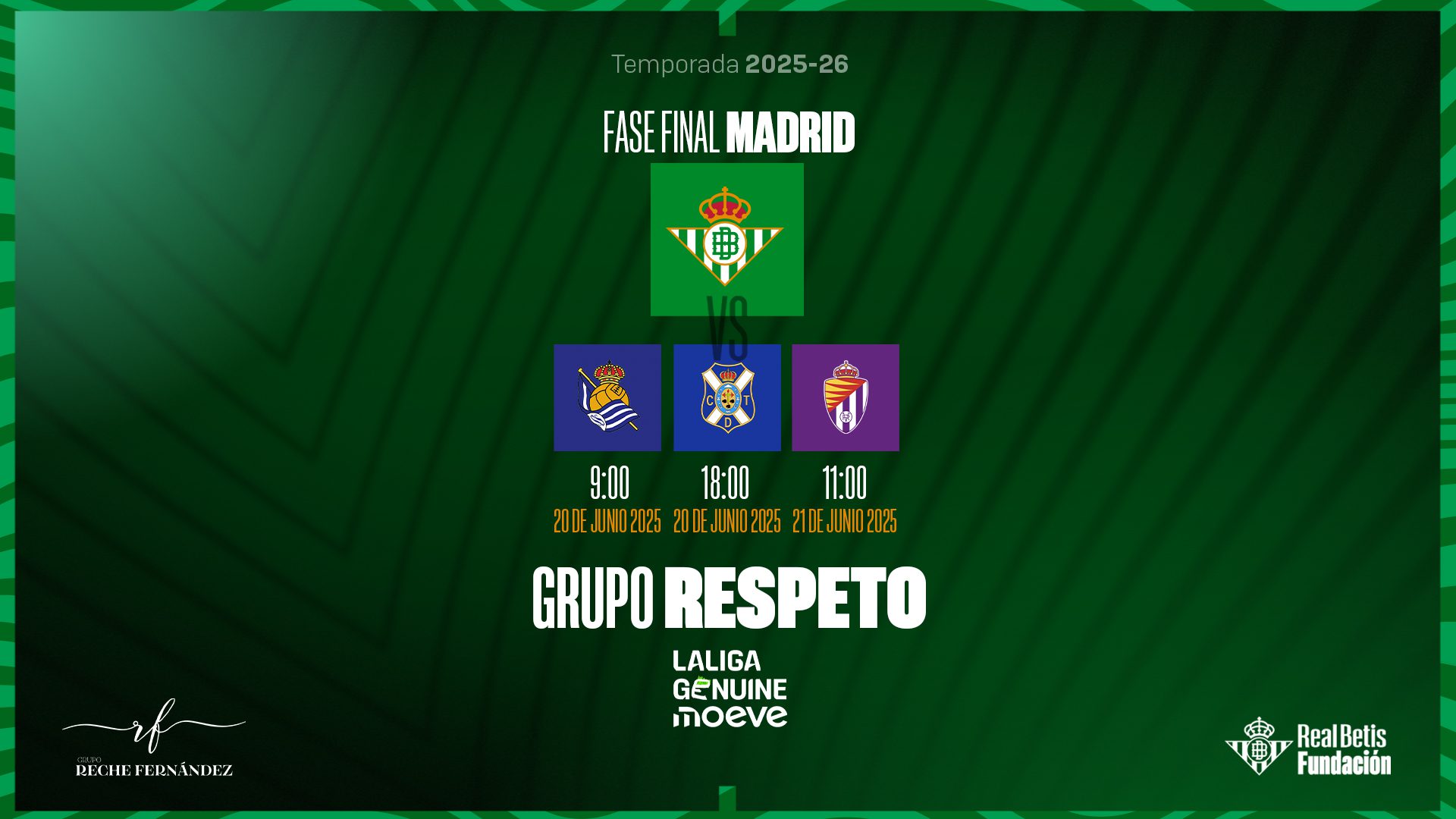 El Real Betis Genuine afronta en Madrid el desenlace de una temporada para la historia