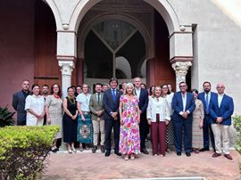La misión de evaluación de la candidatura de Ciudad Ceremonial de Itálica a Patrimonio Mundial finaliza tras una intensa semana de trabajo