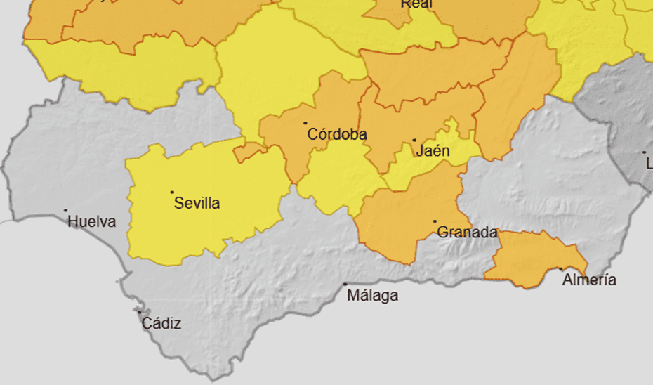 La EMA insiste en extrema la precaución ante el aviso naranja por calor en Córdoba, Granada, Almería y Jaén
