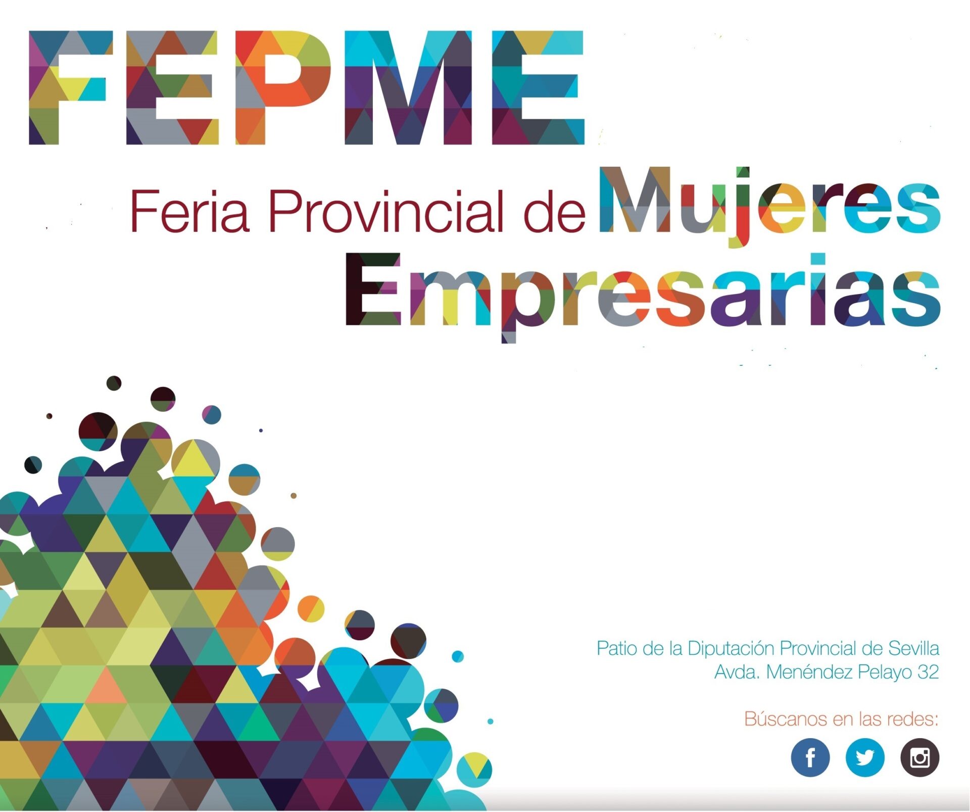 La Diputación de Sevilla abre el plazo de inscripción para la 20ª Edición de la Feria de Empresarias