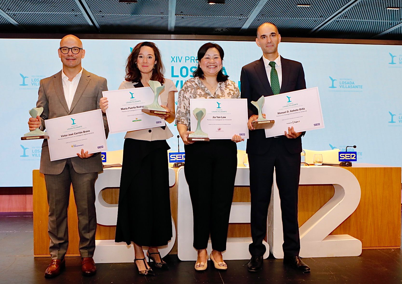 Cuatro investigadores de universidades andaluzas reciben los galardones de la XIV edición de los Premios Losada Villasante