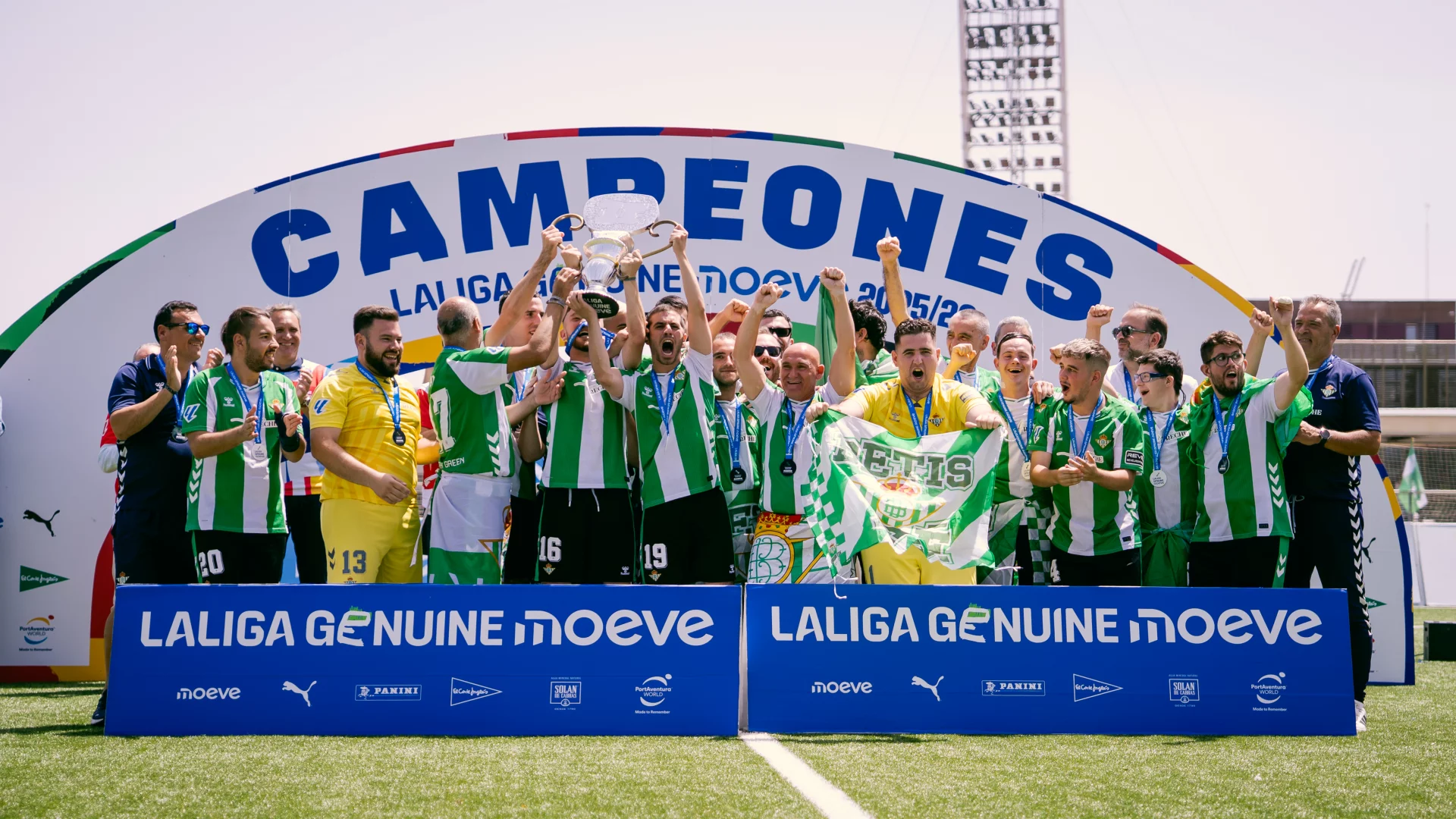 El Real Betis Genuine se proclama campeón de LaLiga Genuine y culmina la mejor temporada de su historia