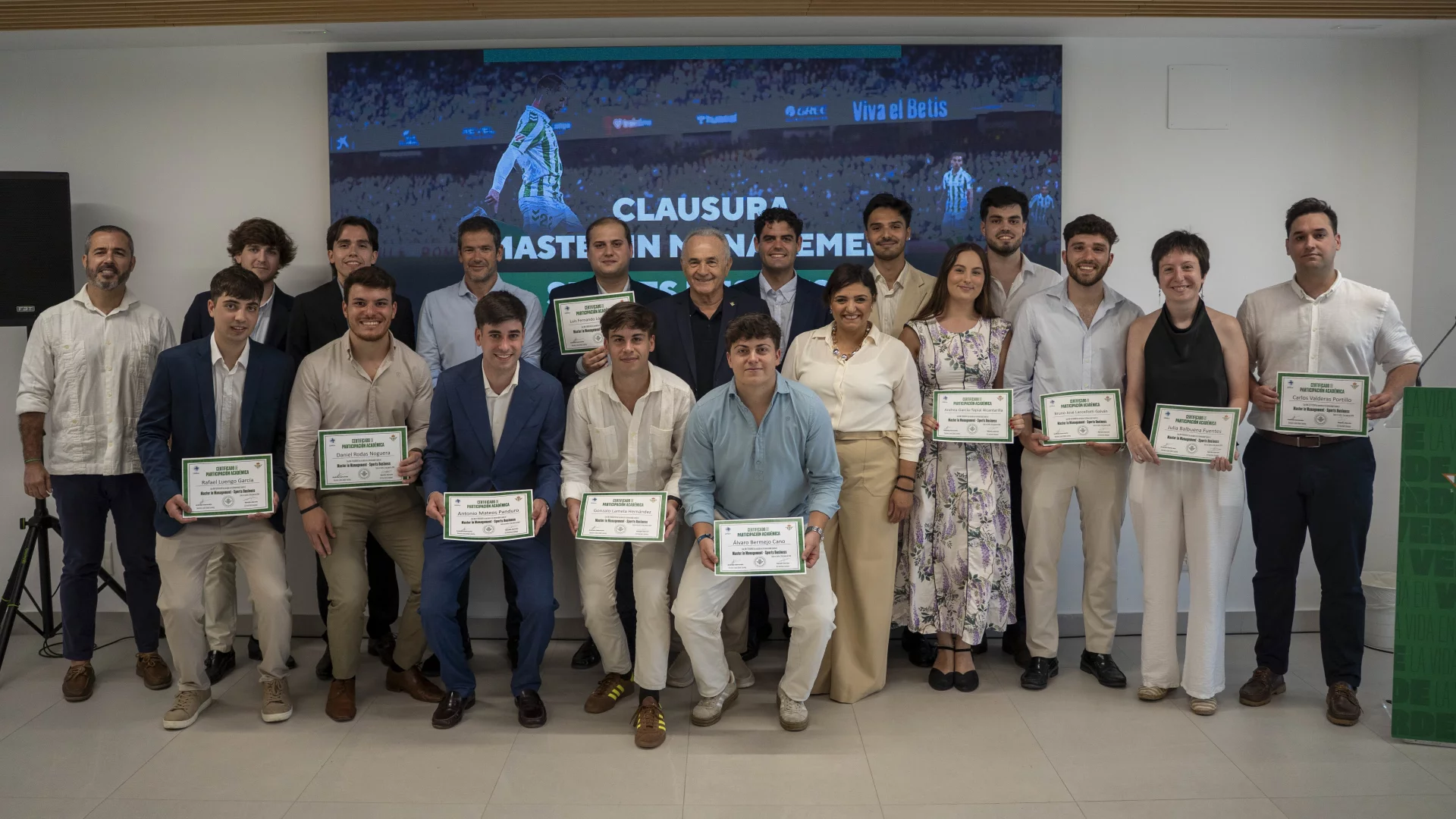 El Real Betis y la Universidad Loyola clausuran la VI edición del Máster in Management: Sports Business