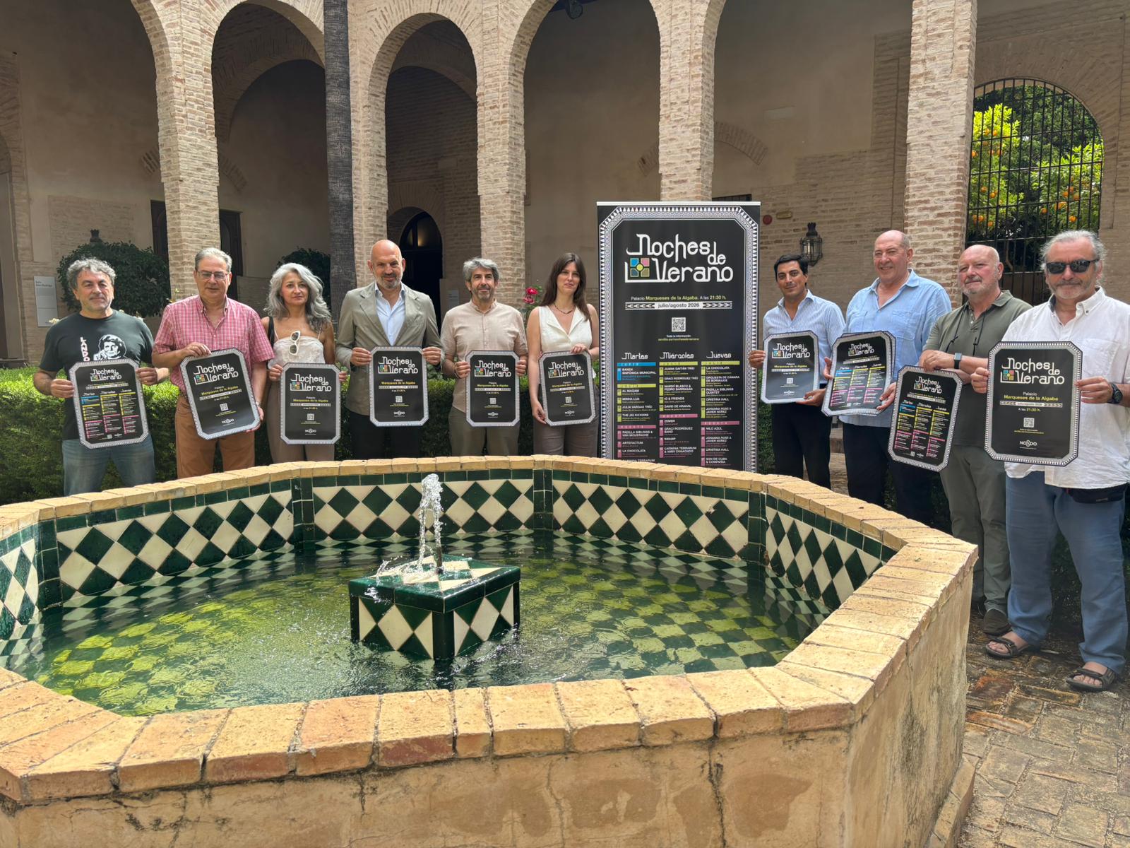 El Ayuntamiento presenta las Noches de Verano de los Marqueses de La Algaba: “La cultura vuelve a llenar uno de los espacios más singulares de Sevilla”
