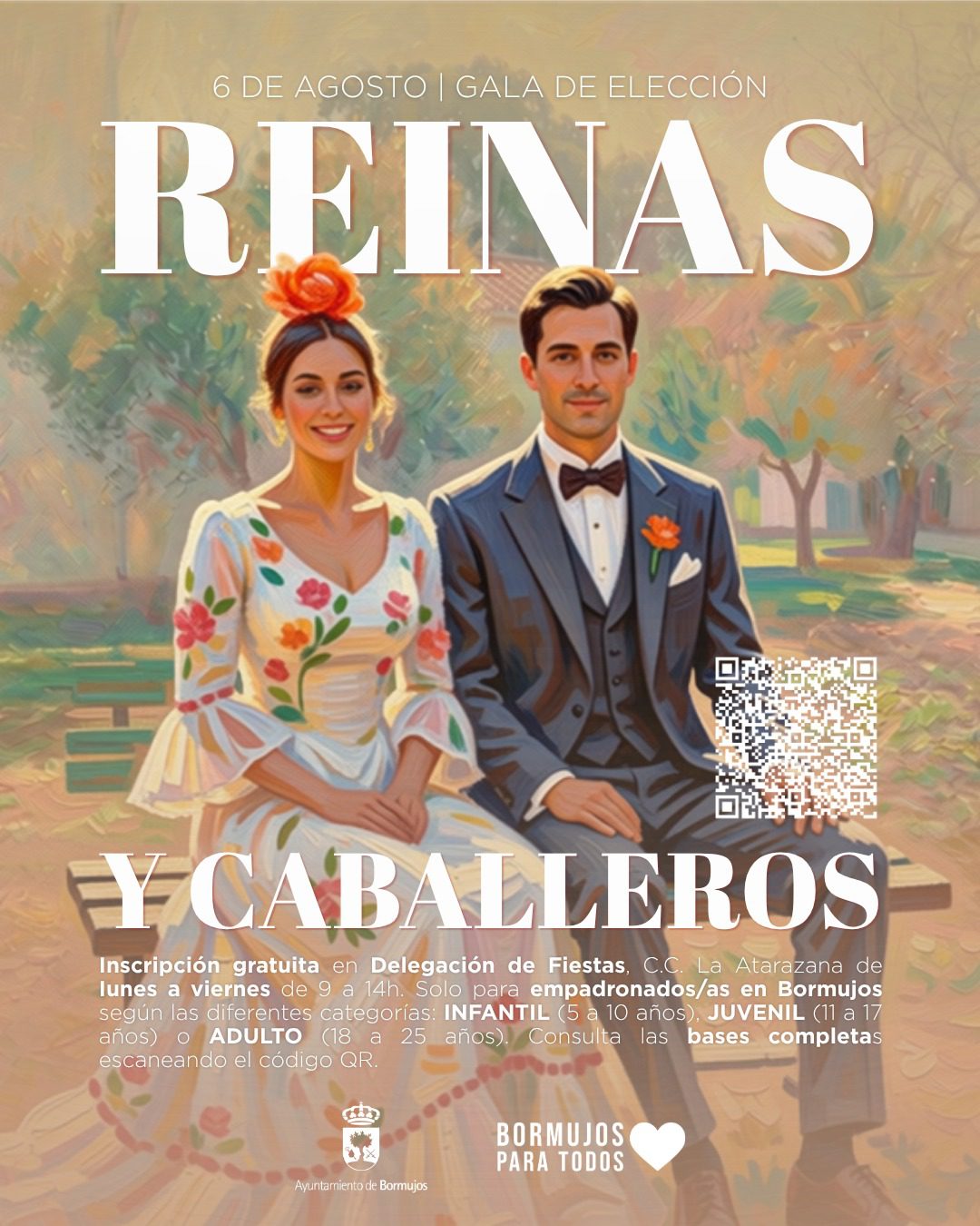 ¿QUIERES SER REINA O CABALLERO DE LA FERIA DE BORMUJOS?