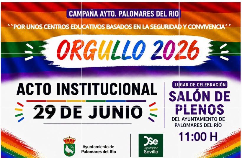 Palomares del Río conmemora el Orgullo 2026 con un acto institucional
