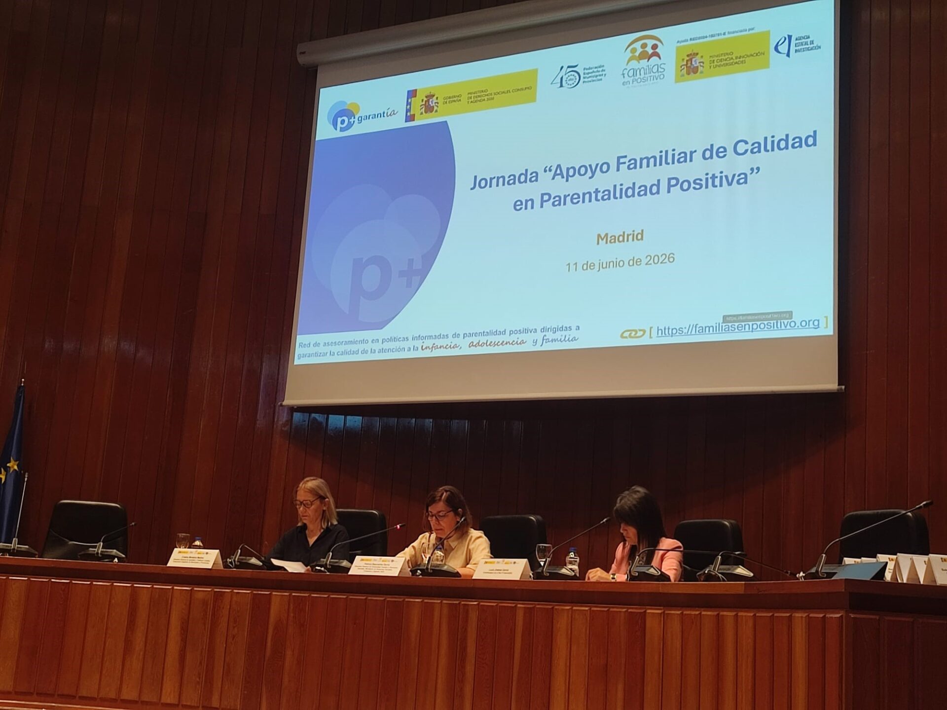 La Red P+Garant[IA] celebra la Jornada ‘Apoyo Familiar de Calidad en Parentalidad Positiva’