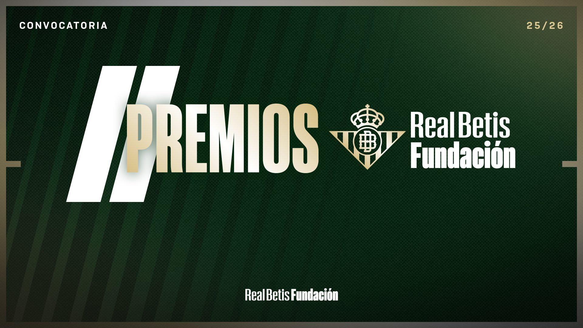 La Fundación Real Betis Balompié lanza la segunda edición de sus premios en reconocimiento a entidades que promueven sus valores