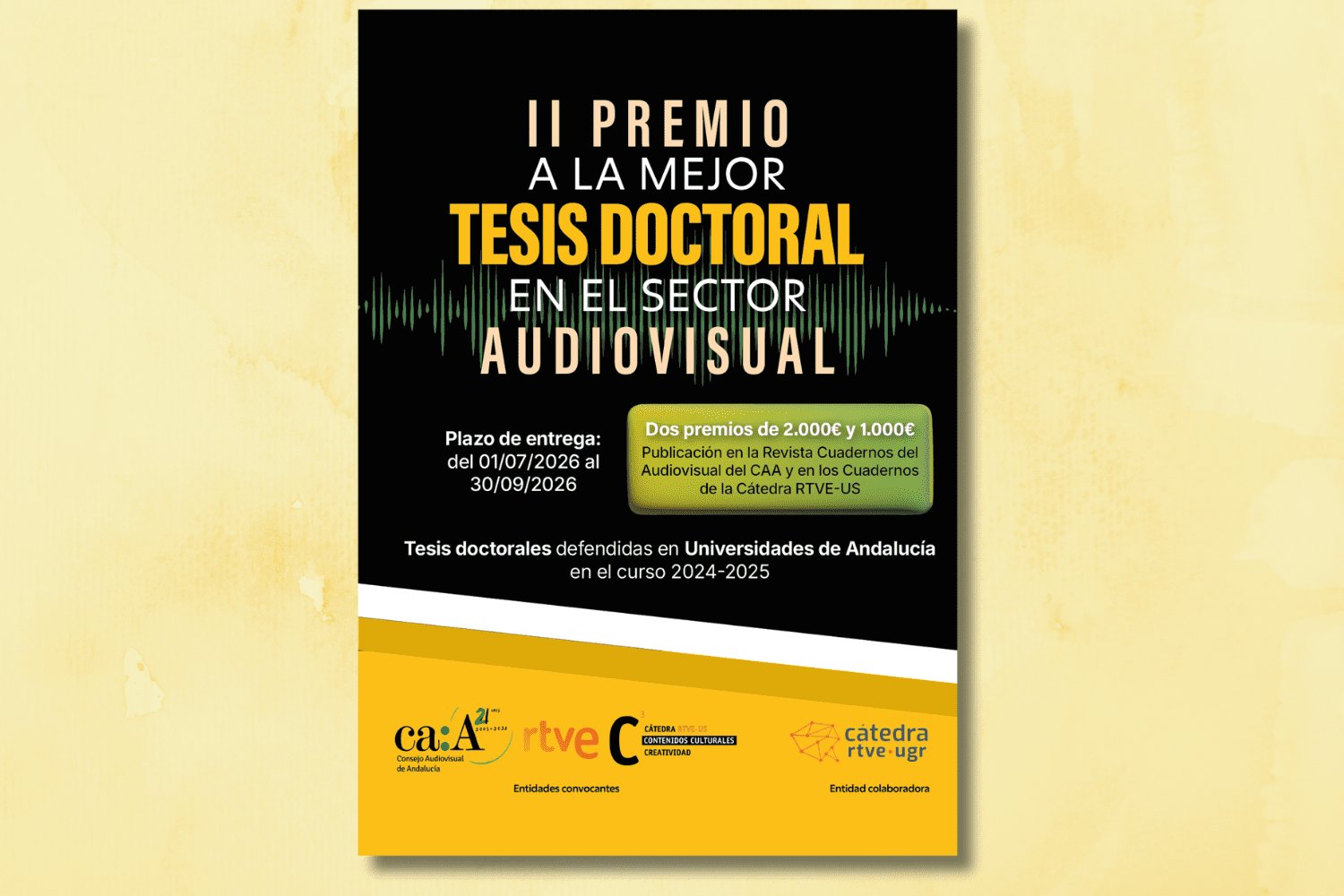 II Premio a la mejor Tesis Doctoral en el sector audiovisual y digital 