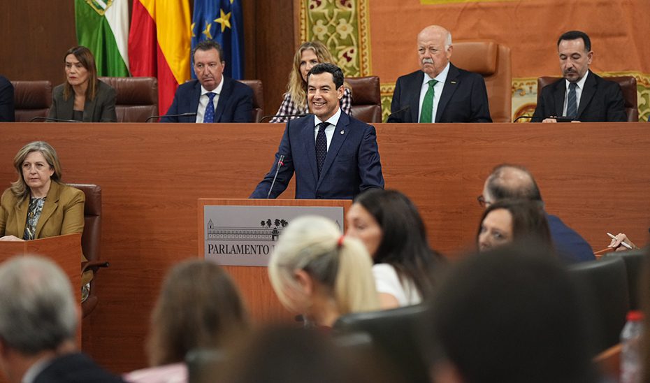 Discurso de investidura del candidato a la Presidencia de la Junta, Juanma Moreno