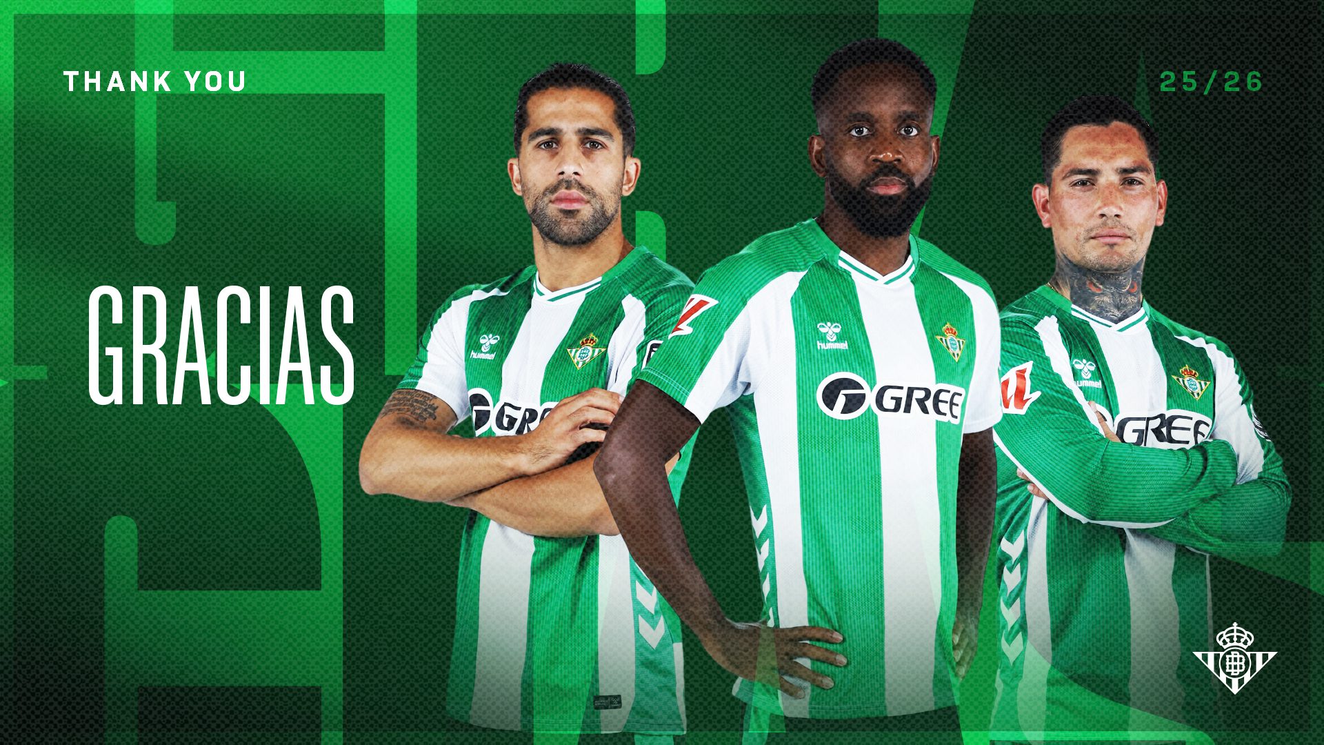 Chimy Ávila, Ricardo Rodríguez y Cédric Bakambu finalizan sus etapas en el Real Betis