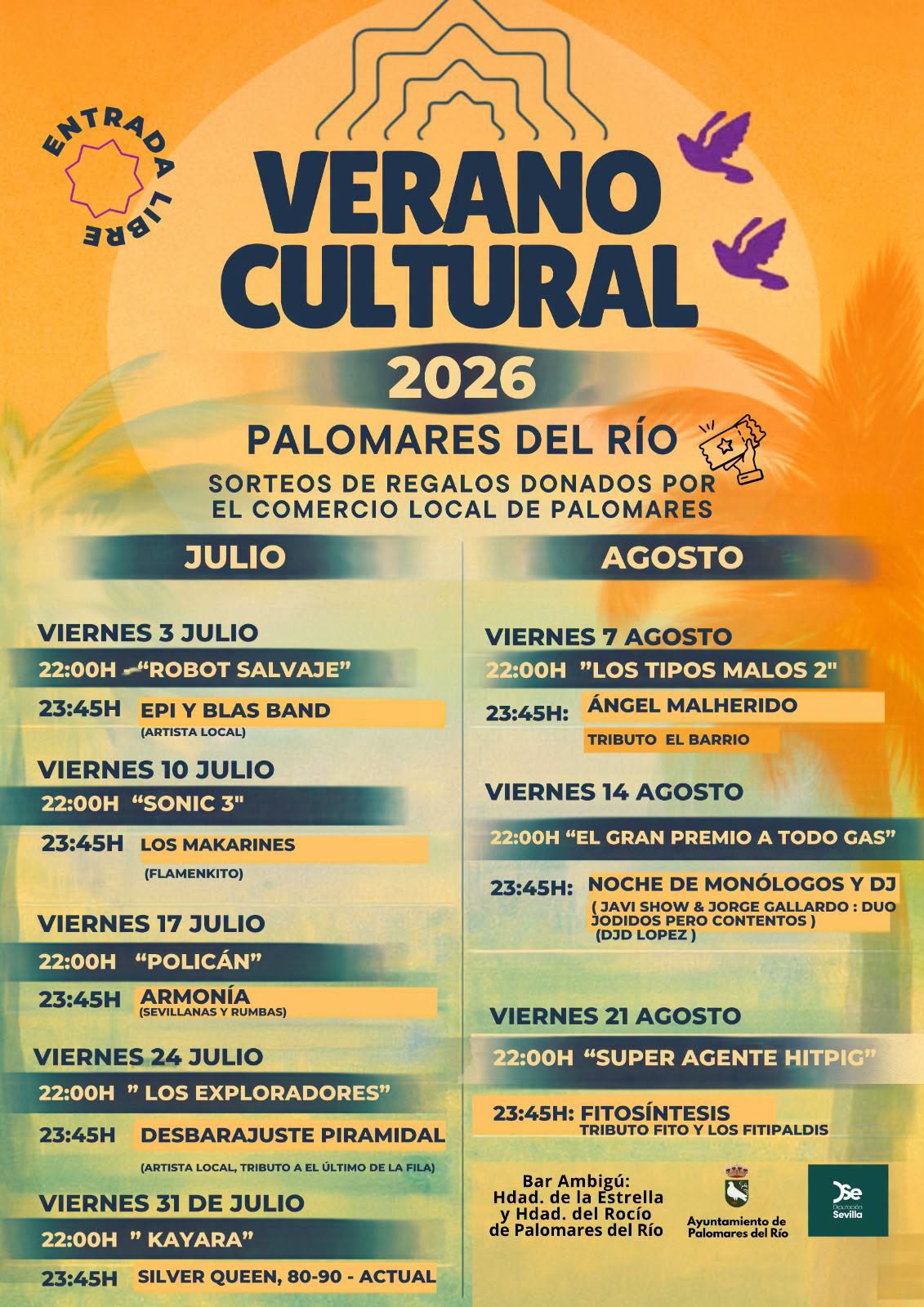 #veranoCultural2026 en Palomares del Río