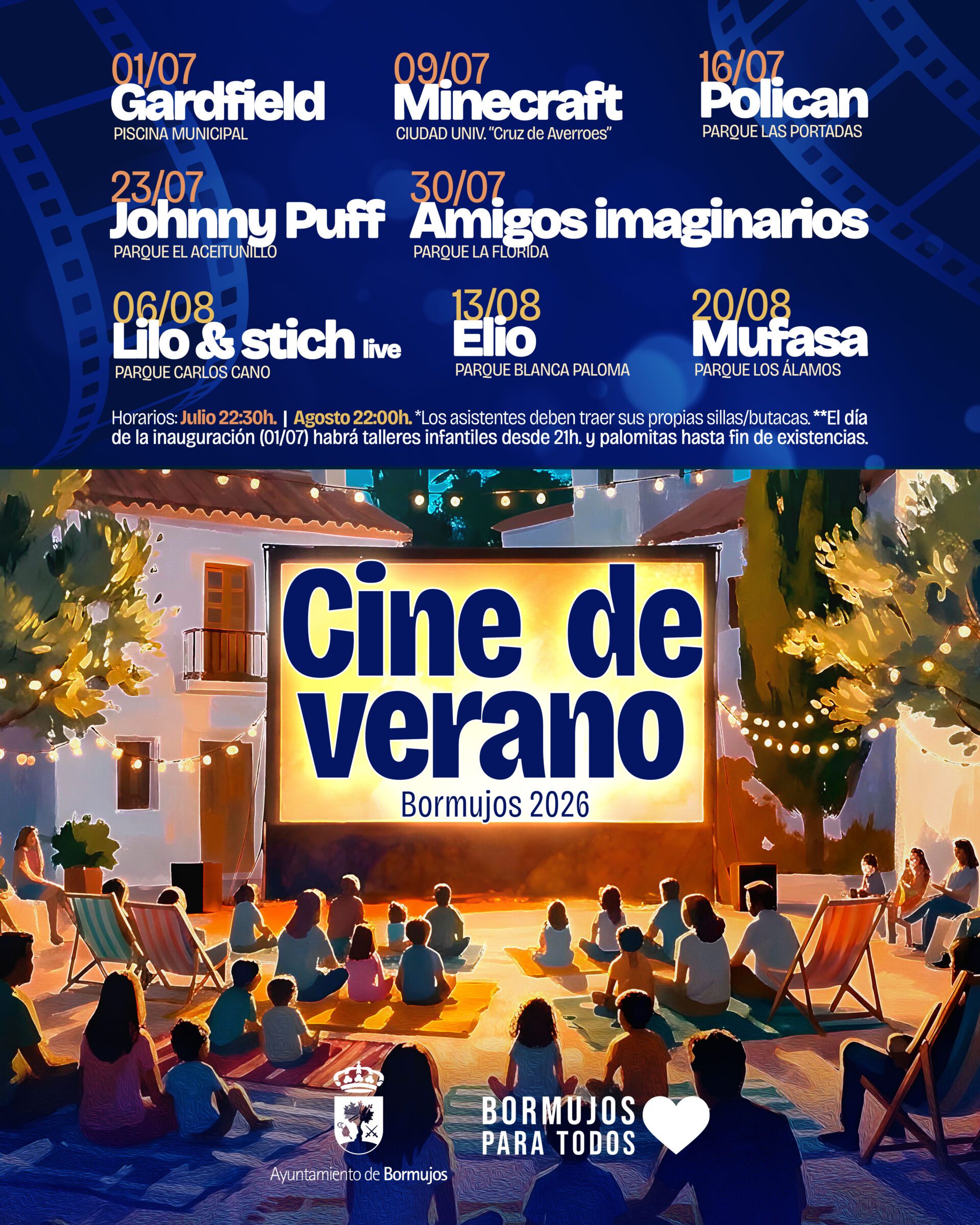 DISFRUTA DEL CINE DE VERANO TODOS LOS JUEVES