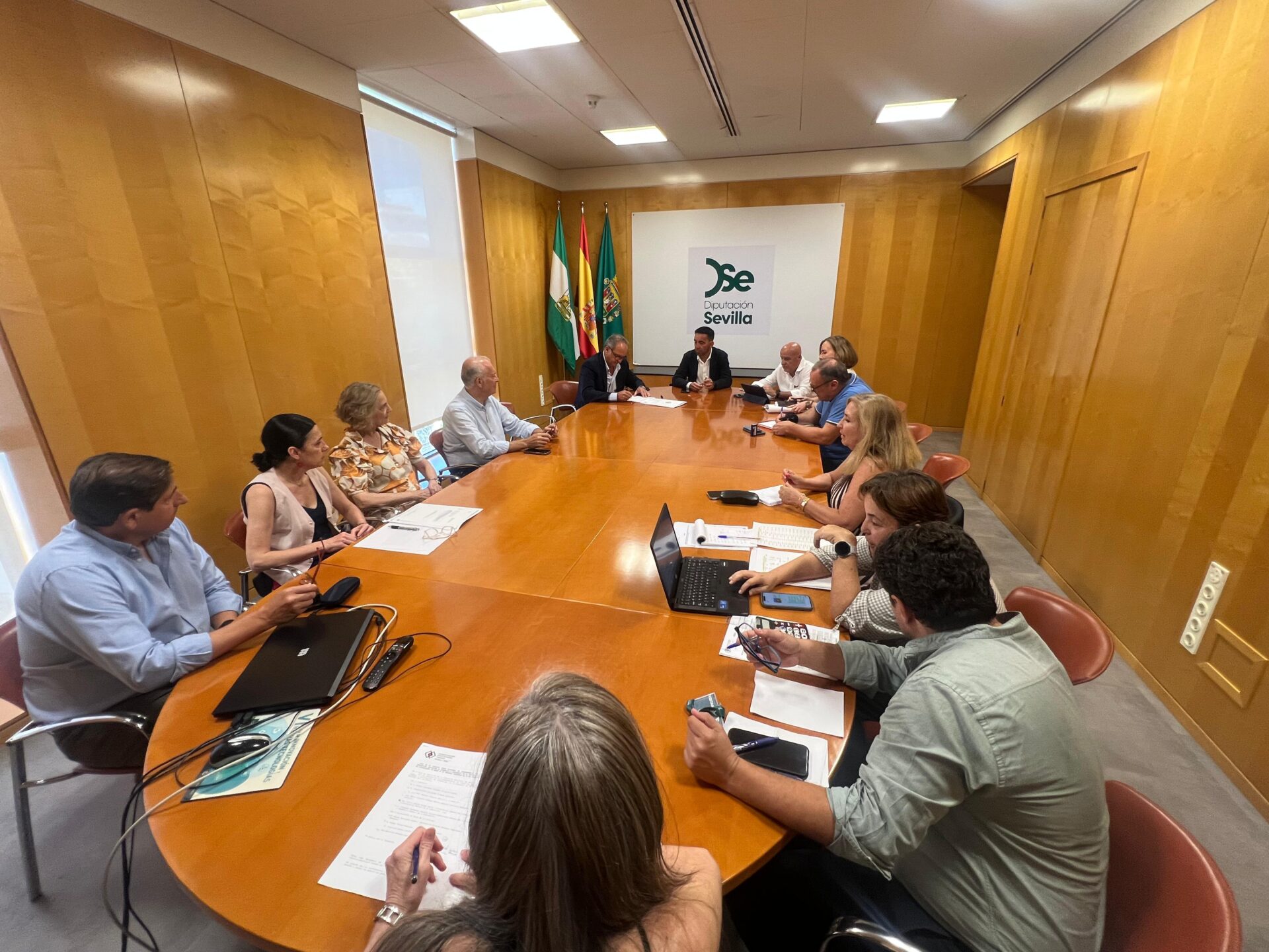 El Consorcio y el Ayuntamiento de Morón avanzan en la transferencia del Parque Municipal de Bomberos