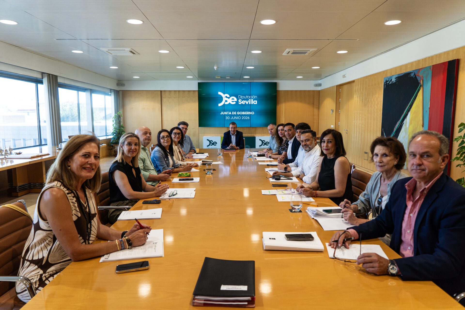 La Diputación aprueba acciones que se traducen en avances para la provincia en su Junta de Gobierno