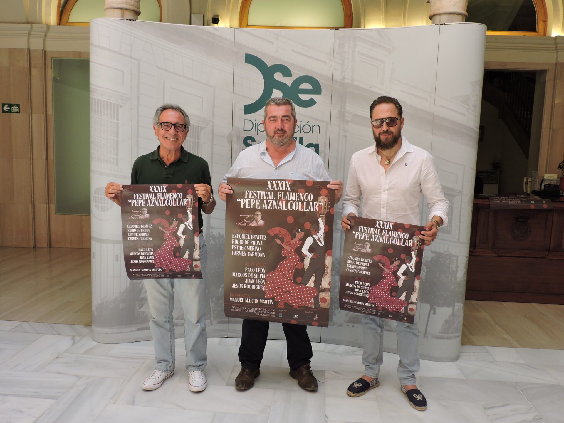 El Festival Flamenco Pepe Aznalcóllar reúne el sábado 1 de agosto a grandes figuras del cante y el toque en el Parque de la Estación