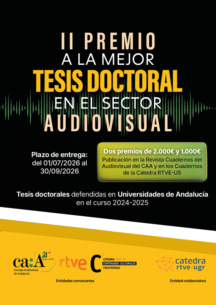 Convocamos el II Premio a la Mejor Tesis Doctoral en el sector audiovisual