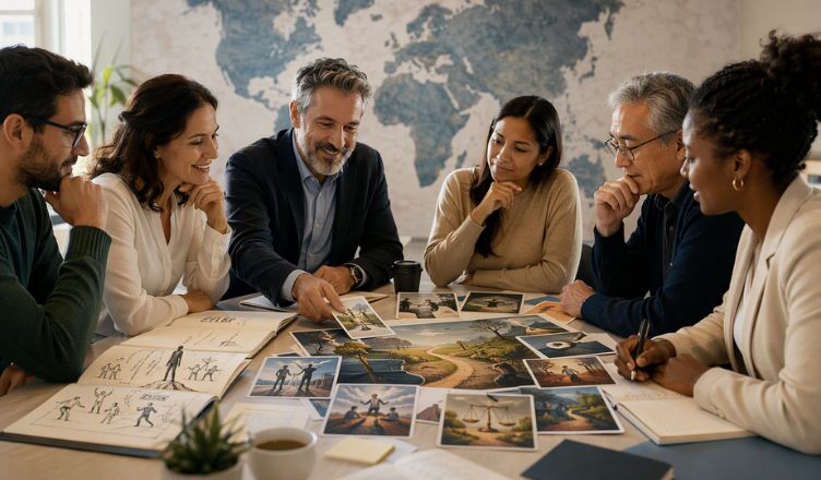 Profesores de la Universidad Loyola lideran una microcredencial internacional basada en storytelling para transformar la educación en negocios