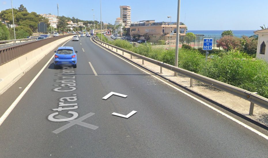 Muere una mujer atropellada en la A-7 a su paso por Mijas