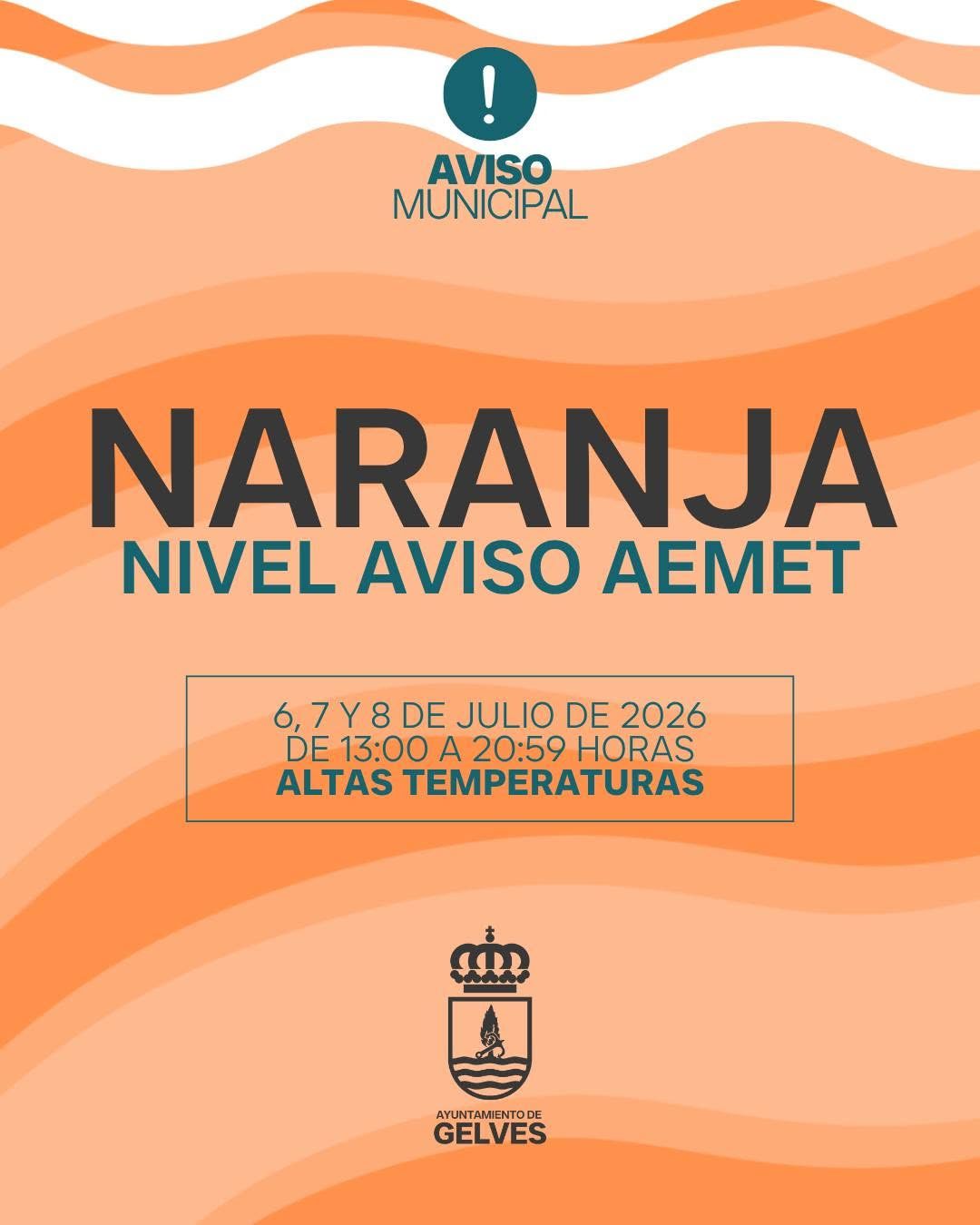 AEMET activa el aviso naranja por altas temperaturas en la campiña sevillana hasta el próximo miércoles