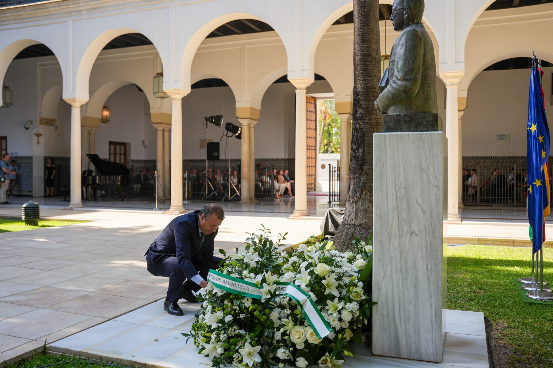 La Diputación de Sevilla rinde homenaje en el Parlamento de Andalucía a Blas Infante, en el 141 aniversario de su nacimiento