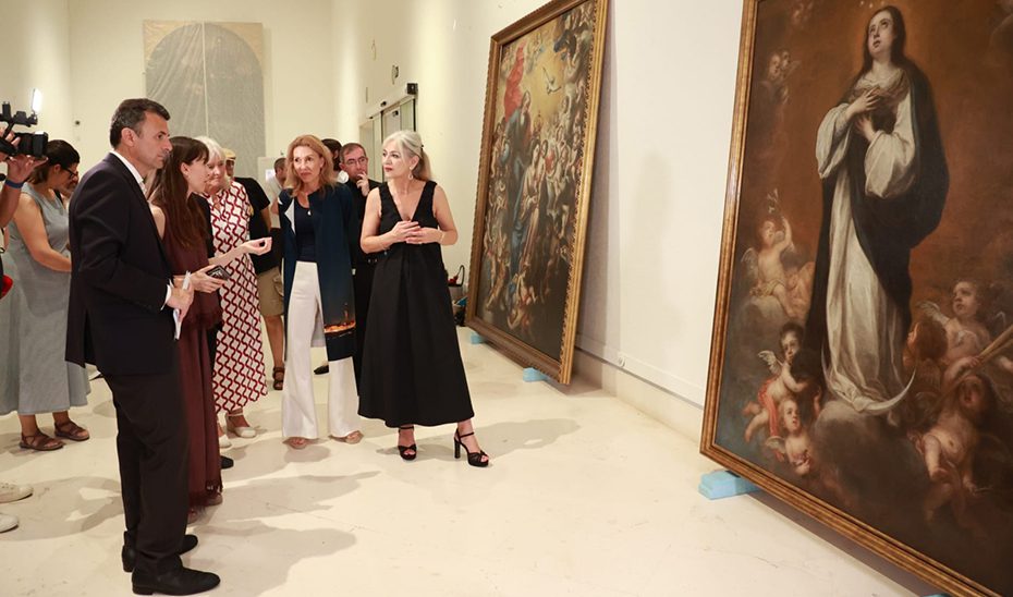 Cultura completa la restauración de los lienzos de Murillo del Museo de Cádiz que proceden del convento de Capuchinos