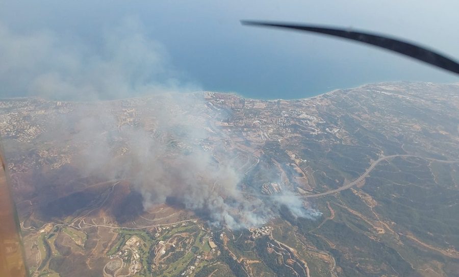 La Junta eleva el Plan Infoca a fase de emergencia, situación operativa 1, por un incendio en Benahavís