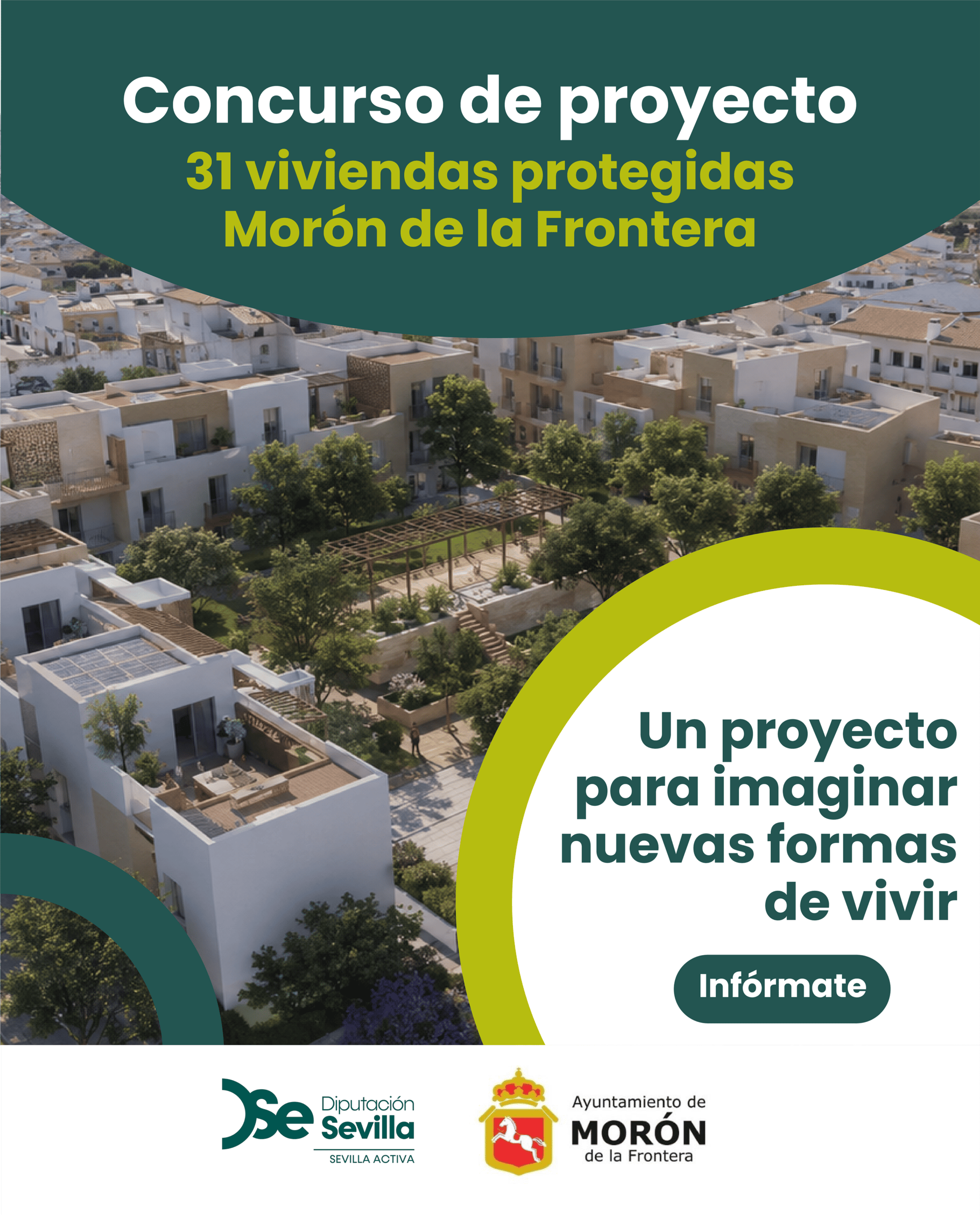 Sevilla Activa convoca un concurso de proyectos para impulsar una promoción de 31 viviendas protegidas en Morón de la Frontera