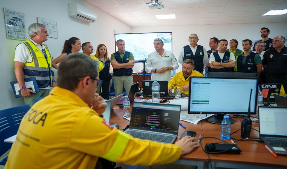 La mejora de las condiciones permiten iniciar el ataque directo al incendio