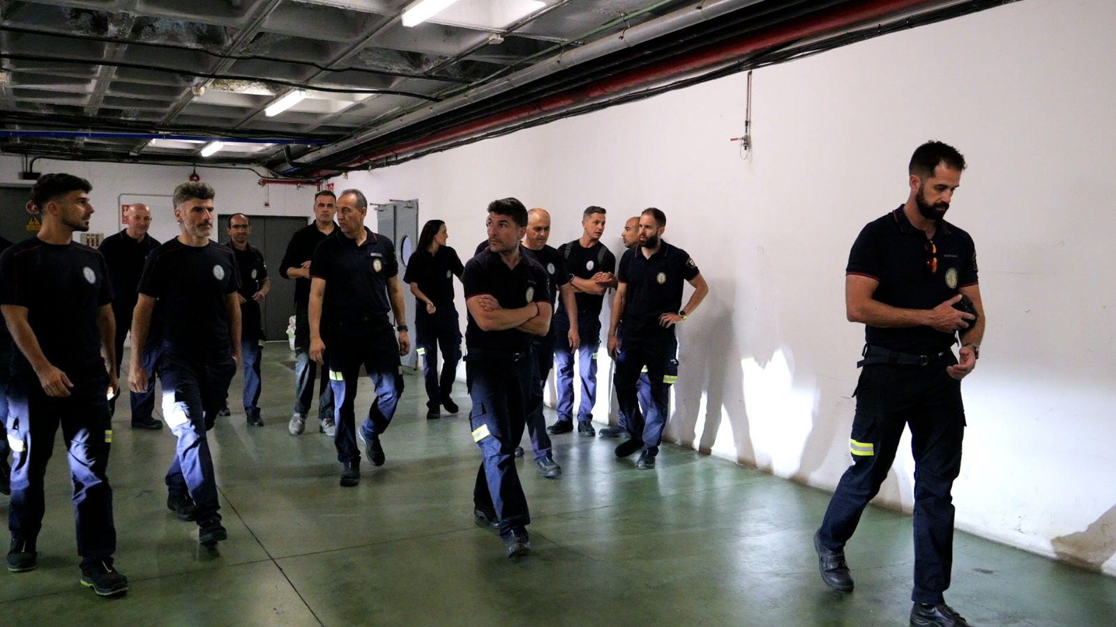 Los Bomberos del Ayuntamiento de Sevilla visitan el Teatro de la Maestranza para mejoran su formación y respuesta ante una emergencia
