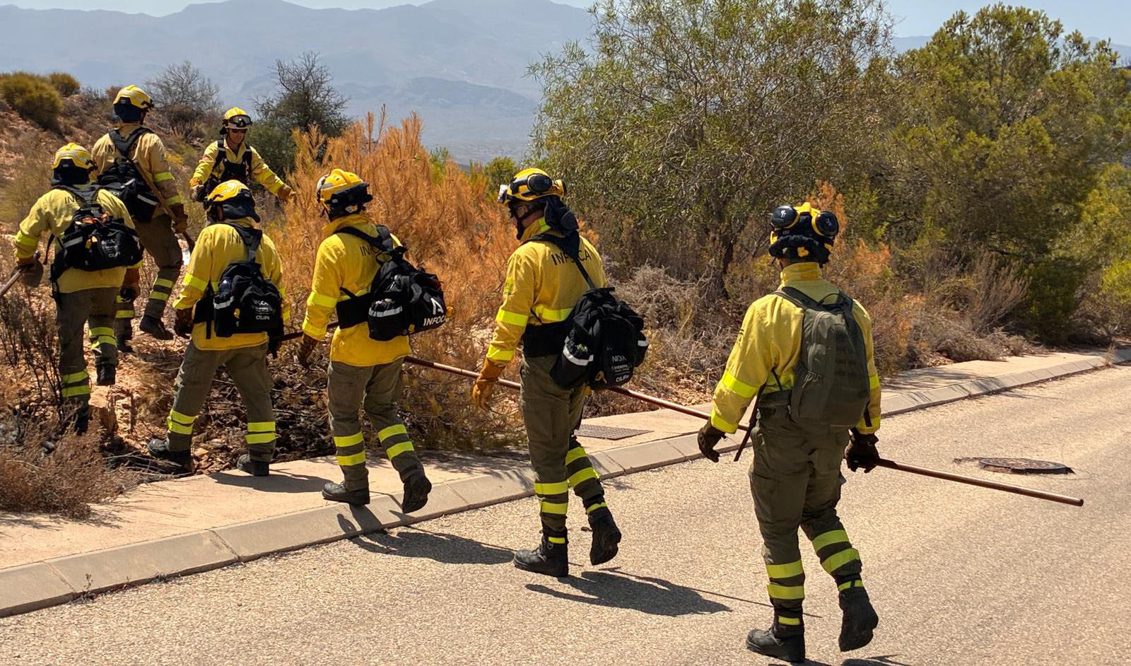 Desciende a fase de preemergencia el Plan Infoca por el incendio en Los Gallardos
