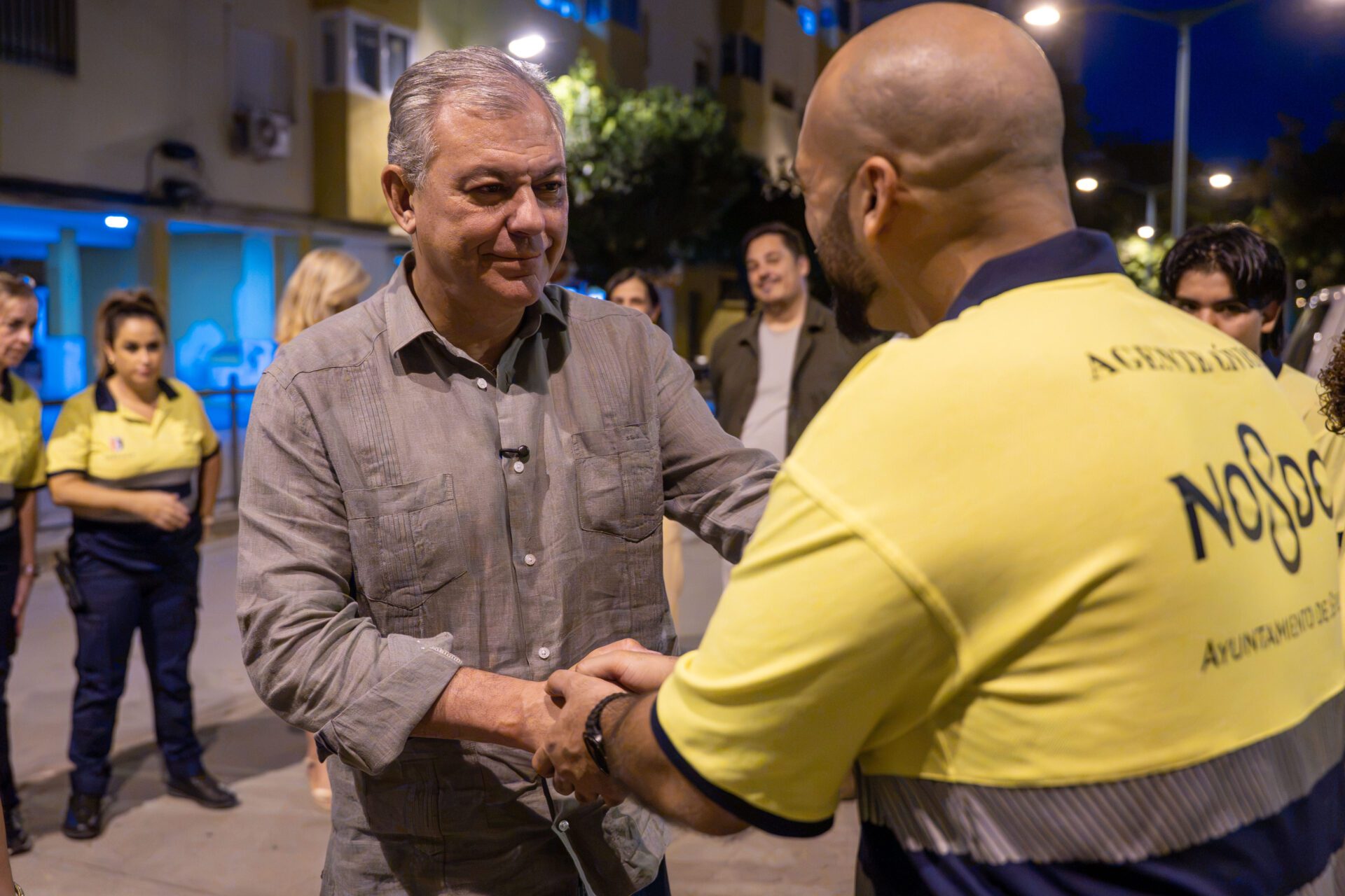El alcalde Sanz amplía el servicio de serenos desde la Avda Sánchez Pizjuan hasta la Avda de San Lázaro y el servicio ya alcanza 34 barrios de toda la ciudad