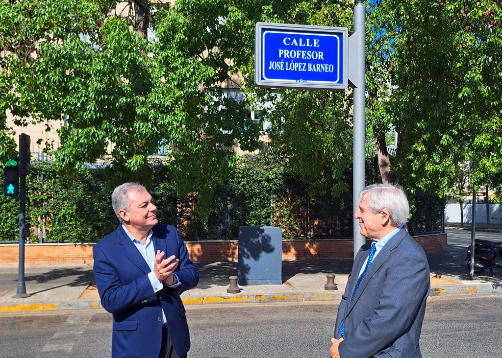 Sevilla inmortaliza el legado científico de José López Barneo con una calle junto al IBiS