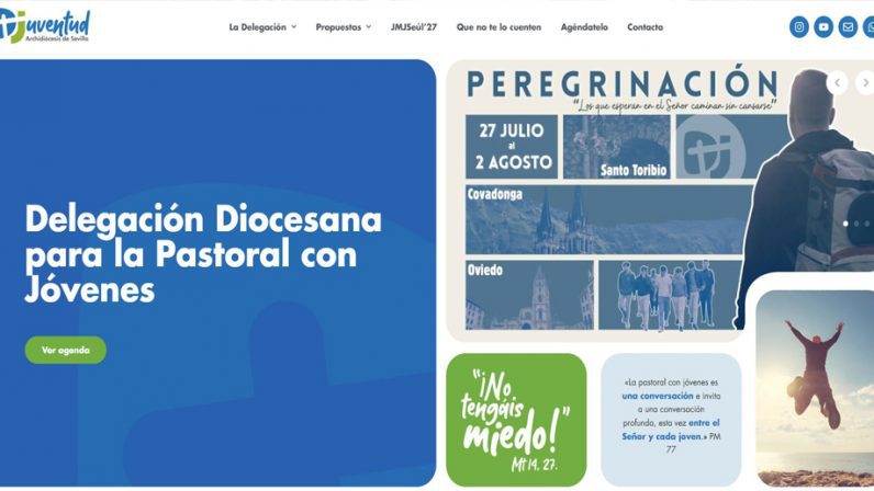 La Delegación Diocesana para la Pastoral con Jóvenes pone a punto la nueva página web al servicio de la evangelización