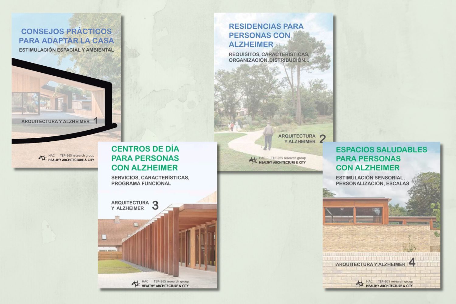 El grupo ‘Healthy Architecture & City’ publica una colección de guías sobre arquitectura y alzhéimer