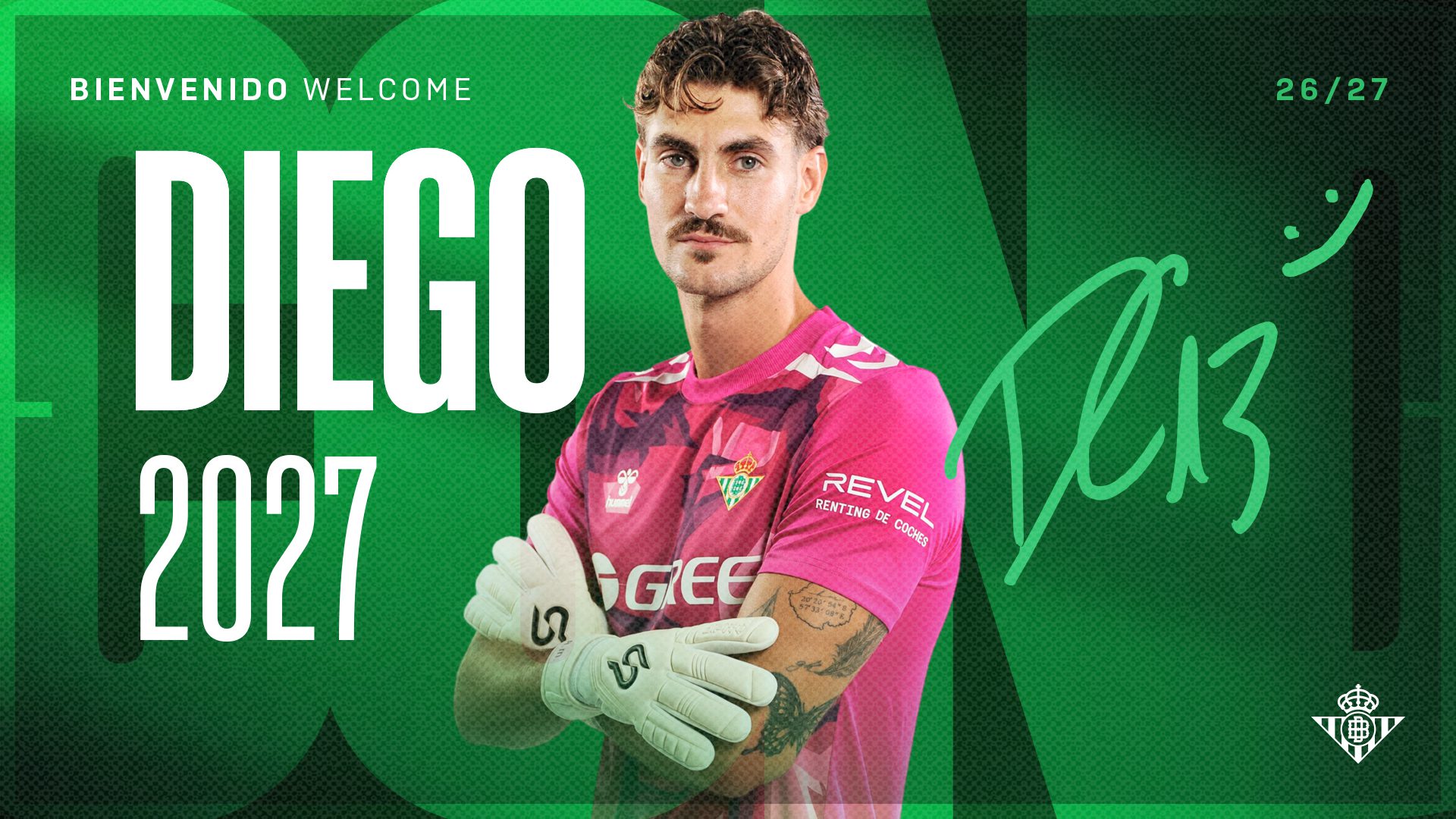 El Real Betis y el Villarreal CF acuerdan la cesión de Diego Conde