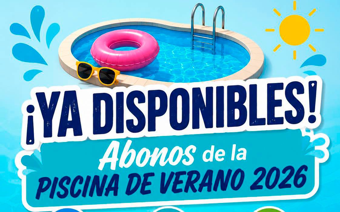 ¡Ya puedes recoger tu carnet de abono de la Piscina Municipal de Verano 2026!