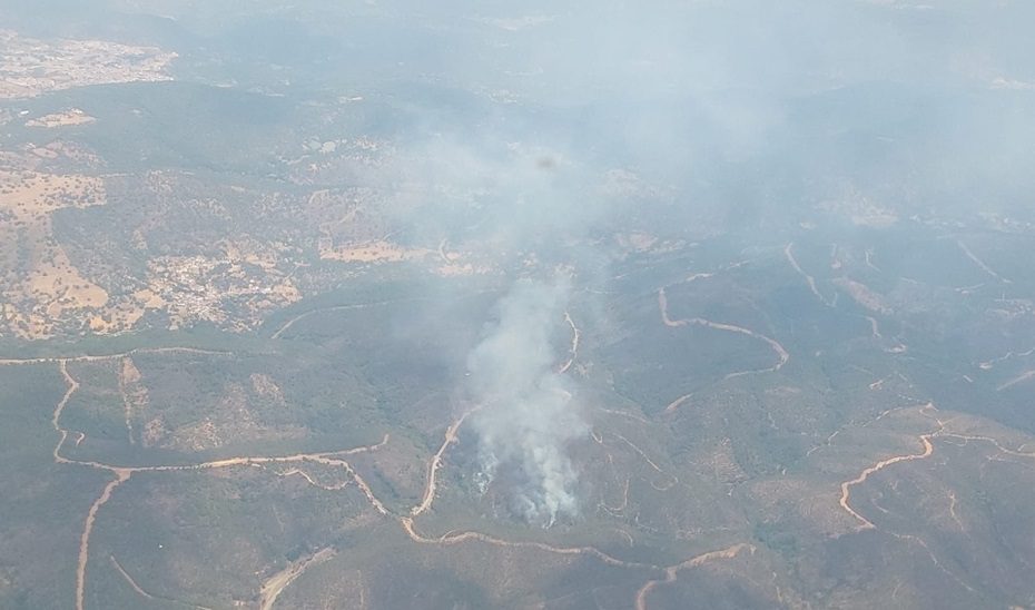 La Junta eleva el Plan Infoca a fase de emergencia, situación operativa 1, por un incendio en Almonaster