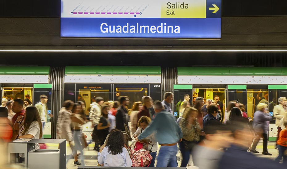 Los metros andaluces baten récord con más de 32 millones de viajeros en el primer semestre del año