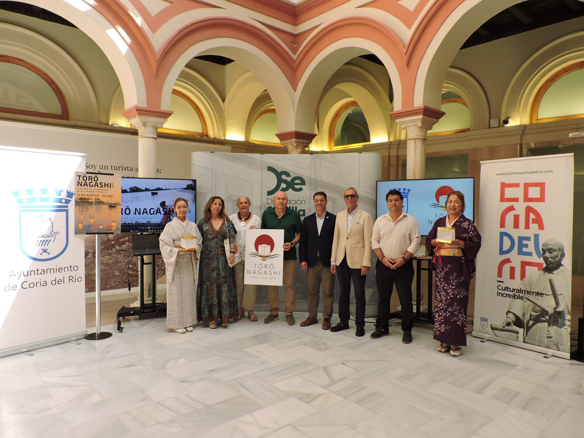Las linternas flotantes volverán al Guadalquivir con la Ceremonia Tōrō Nagashi de Coria del Río