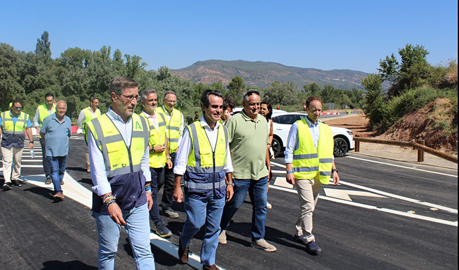 La Junta inaugura el puente del Aguadero sobre la A-317 en Jaén tras una inversión de siete millones