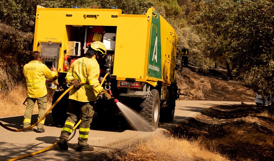 Desciende a fase de preemergencia el Plan Infoca en Granada tras el incendio en Lecrín