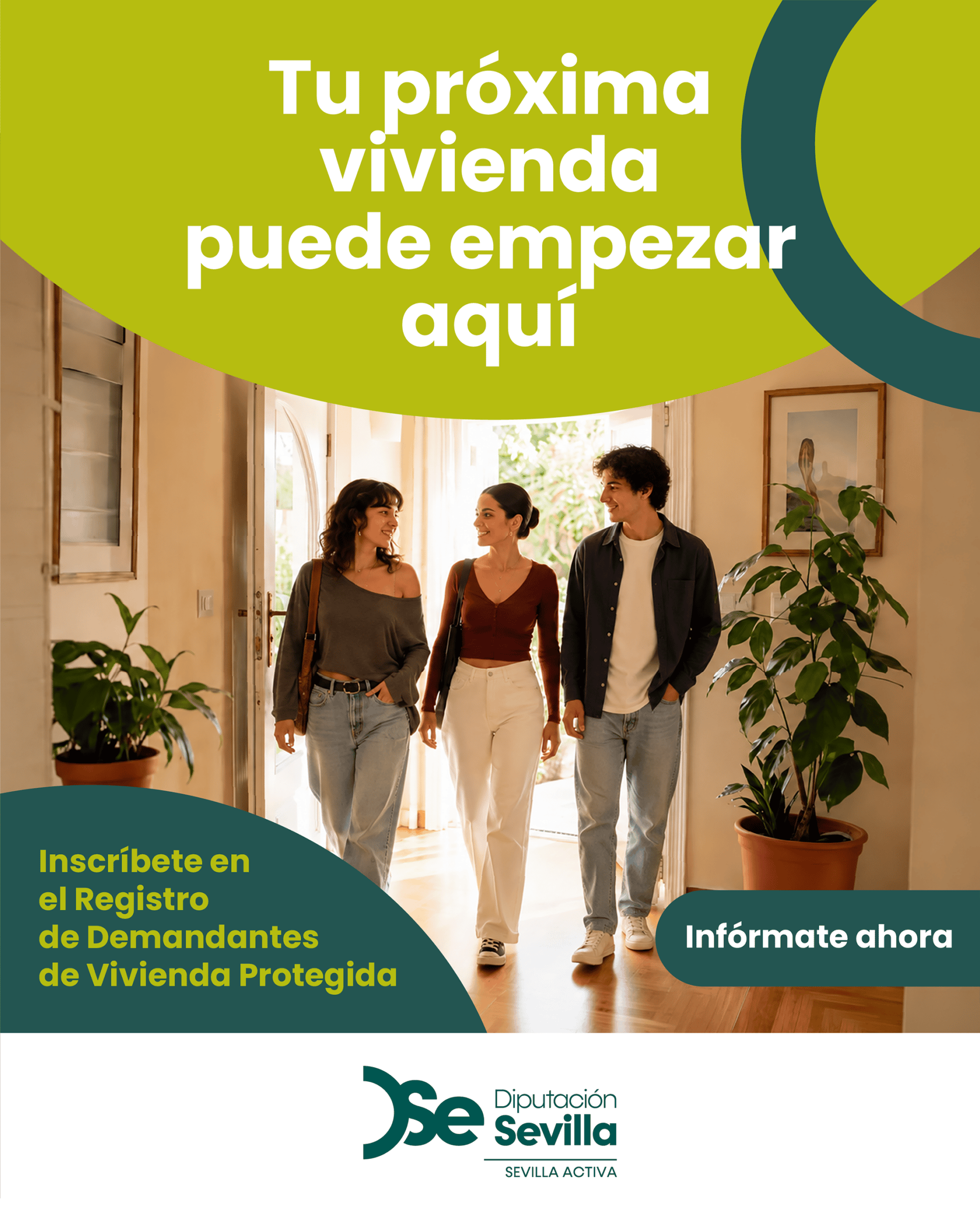 Sevilla Activa ayuda a los municipios a conocer la demanda real de vivienda protegida
