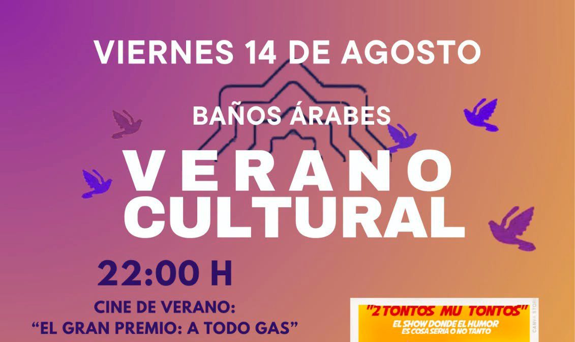 Planazo de verano: cine, humor, música y regalos en los Baños Árabes